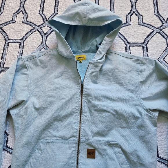 NWOT Golf Wang Canvas Hooded Work Jacket - Picture 6 of 13